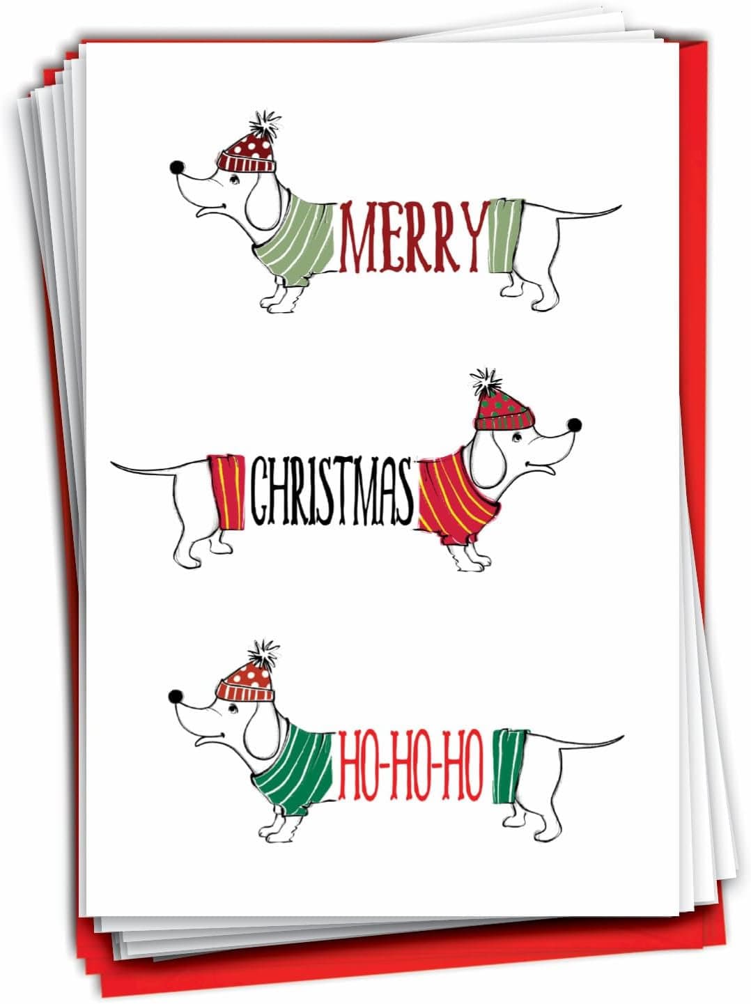 Dachshund Christmas Greeting Cards NobleWorks